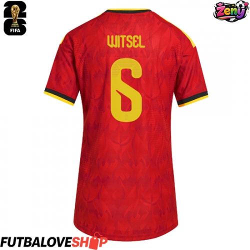 Dres Belgicko Axel Witsel #6 Domáci pre Ženy MS 2026 Krátky Rukáv